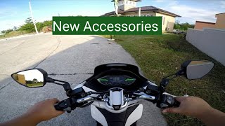 PCX160 ACCESSORIES MIN UPDATE motovlog pcx160 nemo [upl. by Adamina]