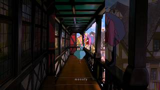 If howls moving castle was filmed vertically ✨️ animeedit howlsmovingcastle [upl. by Yarezed]