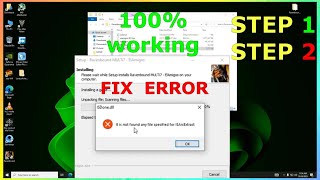 ERROR FIX it is not found any file specified for isarcextract2023 [upl. by Eecyaj949]