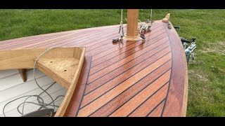 Paul Gartside Yaquina Bay OneDesign Wooden Boat [upl. by Blunk]