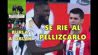 RUDIGER PELLIZCA a MORATA  BURLA RODRYGO a OBLAK [upl. by Yerac]