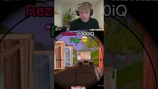 🤯Rezon 1000iQ play🤯 rezonay twitch fortnite fortnitepro funny short viral [upl. by Sale]