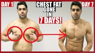 How To Reduce CHEST FAT In 1 Week  100 WORKS [upl. by Etneciv]