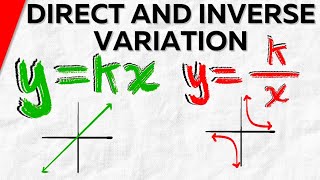 Direct Variation and Inverse Variation Made Easy  Algebra 1 [upl. by Laen81]