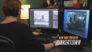 New Map Preview Junkertown  Overwatch [upl. by Gram]