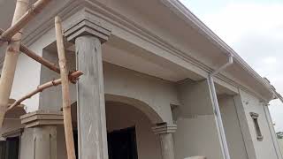 WALL SCREEDING IN NIGERIA  EXTERNAL WALL SCREEDING IDEAS [upl. by Enelear276]