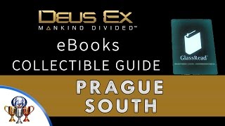 Deus Ex Mankind Divided eBook Collectible Locations  Prague South  Capek Fountain Tablet Collector [upl. by Almallah101]