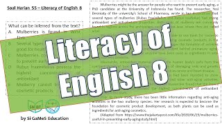 Soal Harian 55 – Literacy of English 8 [upl. by Fortunato]