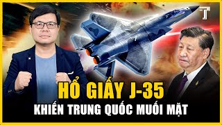 PHƠI BÀY BÍ ẨN J35 TRUNG QUỐC SẢN PHẨM ĐẠO NHÁI RẺ TIỀN VŨ KHÍ MỸ [upl. by Daisi971]