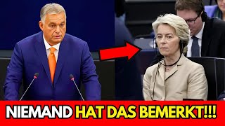 Der Moment in dem Ursula erkannte dass Viktor Orban im Parlament keine Scherze macht [upl. by Cirred]