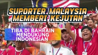 Suporter malaysia memberi kejutantiba di bahrainmemberi dukungan indonesia [upl. by Clapper]