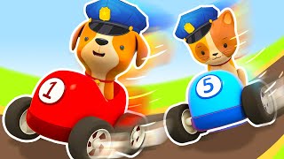 NEW EPISODE The best cartoon collection of Helper cars cartoon for kids Learn animals for kids [upl. by Zednanreh756]