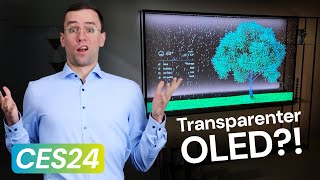 LG transparent OLED T G4 amp M4 mit MLA 20  exklusiver Einblick  CES 2024 News [upl. by Wernher]