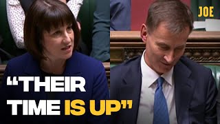 Rachel Reeves rips apart Jeremy Hunts weak Autumn Statement [upl. by Clarice]