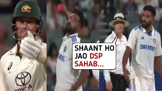 Siraj vs Labuschagne fight  DSP Siraj fight in BGT 2024  IND vs AUS 2nd Test 2024 [upl. by Roseann]