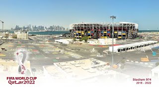 Official Stadium 974 Construction 4K TimeLapse FIFA World Cup 2022 [upl. by Onitsuaf618]