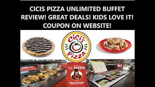 🍕CICIS PIZZA UNLIMITED BUFFET REVIEW GREAT DEALS KIDS LOVE IT COUPON ON WEBSITE [upl. by Eimrej285]