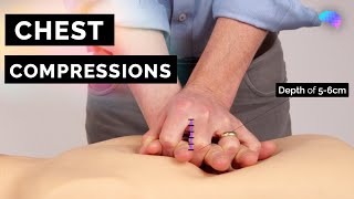 How to Perform Chest Compressions  CPR Technique  OSCE Guide  UKMLA  CPSA [upl. by Arondel]