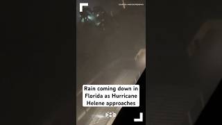 Rain coming down in Florida as Hurricane Helene approaches [upl. by Dearr]