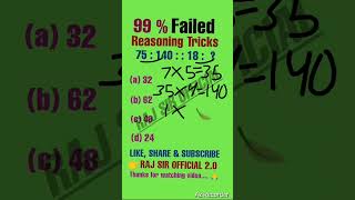 ☑️📚Reasoning Series ॥ All Government Exam ॥ subscribe reasoningtricks viralvideo trending ssc [upl. by Legnaros]