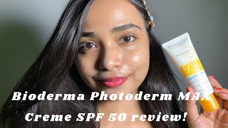 New LaunchBioderma Photoderm Max creme spf 50 review In Bengali  newlaunch bioderma [upl. by Sdlonyer]