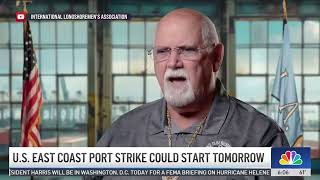 Dock workers strike 2024 How the half BILLION dollarsday strike will impact you  NBC New York [upl. by Latsyrhc]