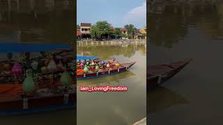 Riverboats On Hôi An river onthisday traveling vietnam [upl. by Jane]