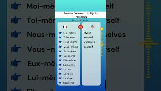 Pronoms Personnels et Adjectifs Possessifs anglais anglaisenligne anglaisfacile apprendreanglais [upl. by Gierc]