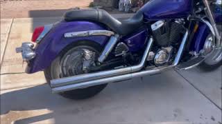 Honda Shadow Engine Sound [upl. by Tomi]