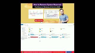 How to Safely Remove the System Reserved Partition In Windows 10 amp 11  Zeeshan Shakir [upl. by Antrim]