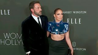 Jennifer Lopez amp Ben Affleck At The ELLE Women In Hollywood Gala 2023 [upl. by Simmie]