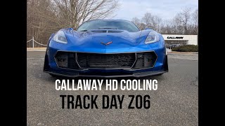 C7 Track day Corvette overheating fix Callaway HD COOLING for Z06 [upl. by Vetter903]