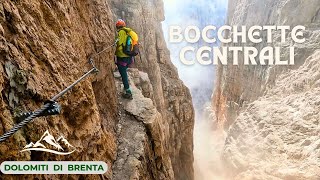 Motivul pentru care să vii în Brenta Italia Via ferrata de TOP din Dolomiti Bocchette Centrali [upl. by Karli551]