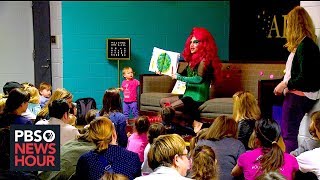 Drag Queen Story Hour offers a different kind of pageturner [upl. by Cristabel]