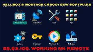 hellobox 8 Montagecs8001 new software update  montage software8883108 working [upl. by Drawd]