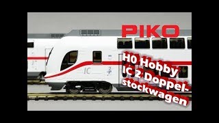 PIKO V065 H0 Hobby IC 2 Doppelstockwagen  Modellvorstellung [upl. by Shela]