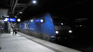 Nachtzüge in Hamburg mit SJ RDC UEX und Nightjets  Entladung in HamburgAltona [upl. by Aicekan644]