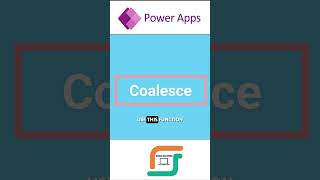 Coalesce in PowerApps powerapps education tutorial microsoftpowerapps shorts [upl. by Aihtebat]