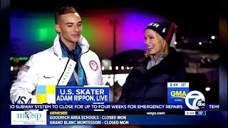 Adam Rippon Answers The Question Would You Meet With VP Pence GMA [upl. by Flower]