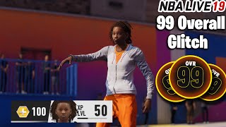 NBA LIVE 19 HOW TO DO 100 SP GLITCH INSTANT 99 OVERALL [upl. by Idnem]