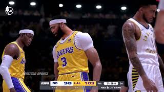 PACERS vs LAKERS FULL GAME HIGHLIGHTS DECEMBER 9 2023 NBA FULL GAME HIGHLIGHTS TODAY 2K24 [upl. by Dygert64]