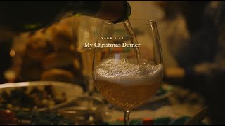 VLOG 42 친구들과 함께 보낸 크리스마스  My Christmas dinner 2019  Honeykki 꿀키 [upl. by Eednas]