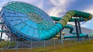 Tornado Water Slide at Lalandia Søndervig [upl. by Husain]