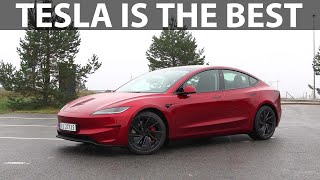 Tesla Model 3 Performance Highland range test [upl. by Macmillan]