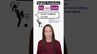 English vocabulary  OW and OUCH [upl. by Zsa Zsa]