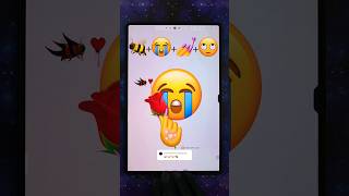 🐝😭💅🙄 emoji mixing digitalart emojichallenge funny shorts [upl. by Oiluig31]