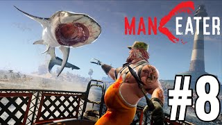 Maneater Gameplay Walkthrough Part 8  SCALY PETE BOSS FIGHT [upl. by Aivirt]