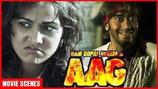 Ram Gopal Varma Ki Aag Full Comedy Scene 2  Amitabh Bachchan  Ajay Devgn  Mohanlal Sushant Singh [upl. by Haldi9]