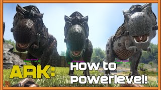 How to Power Level in ARK Survival Evolved [upl. by Anavoig390]