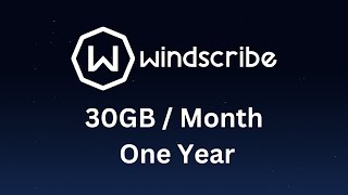 Windscribe VPN 30GBMonth Free Code  For a Year [upl. by Rednijar]